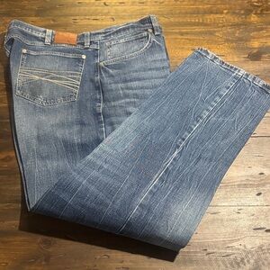 Wrangler 20X Style 33 Extreme Relaxed Men's Blue Denim Jeans-Size:  38x36
